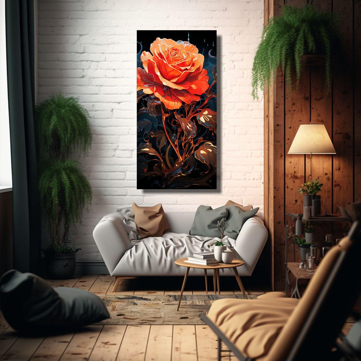 Cuadro Creativo De Tela En Bastidor Lienzo 70x140cm-2