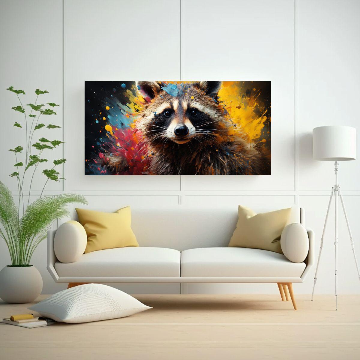 Pintura Al Estilo óleo De Estilo Colorido De Un M 40x20cm-2