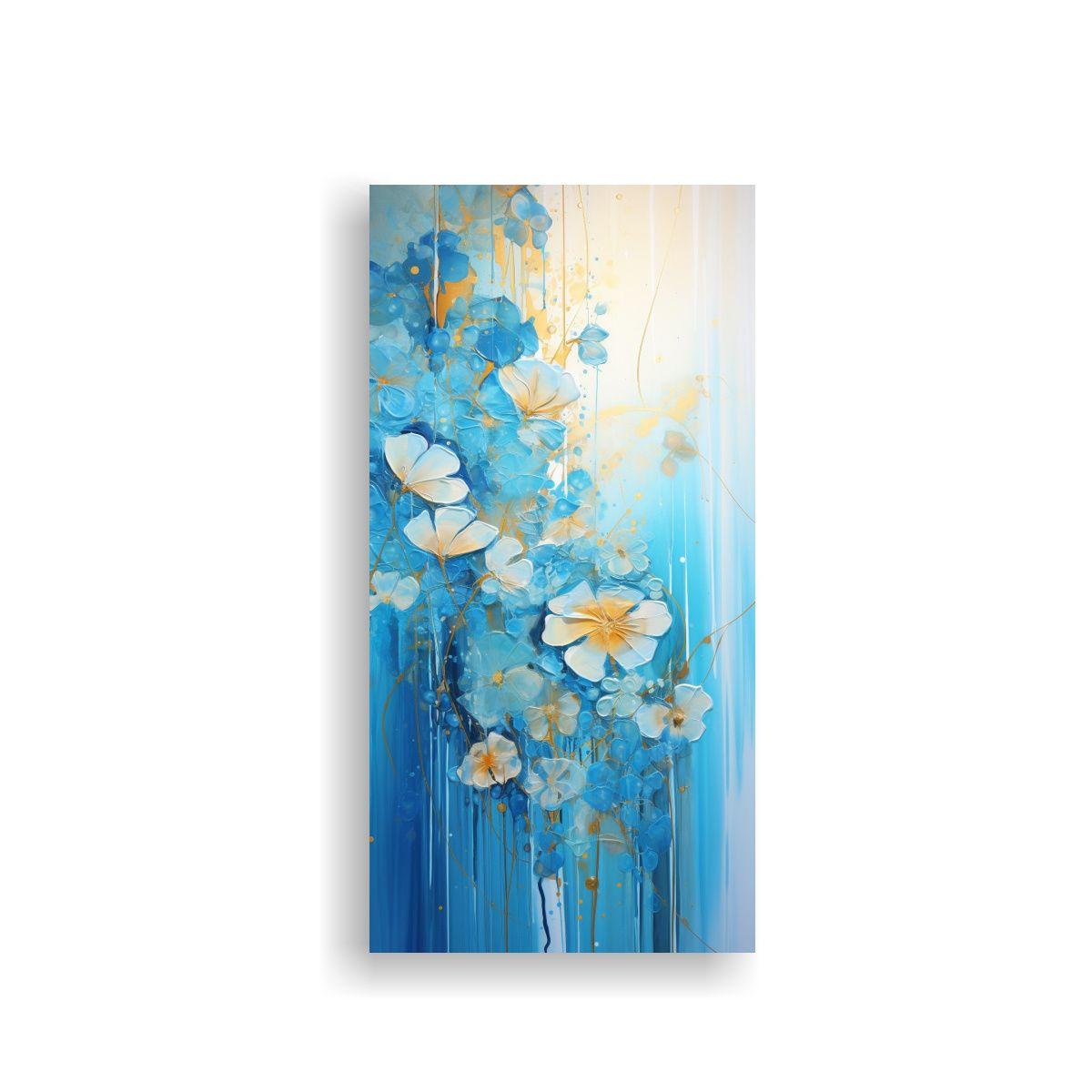 Pintura En Bastidor Tema Visual En Vibrantes 70x140cm-0