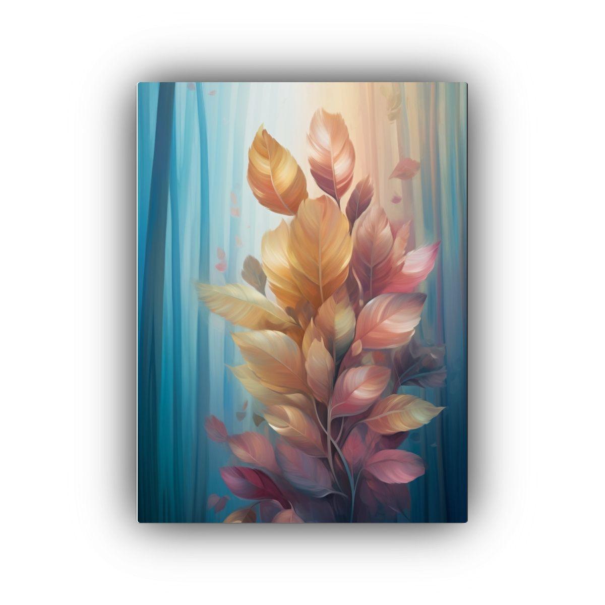 Pintura De Pared Cuadro Con Colores Pastel 80x120cm-0