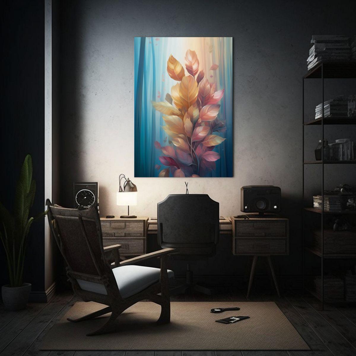 Pintura De Pared Cuadro Con Colores Pastel 80x120cm-2