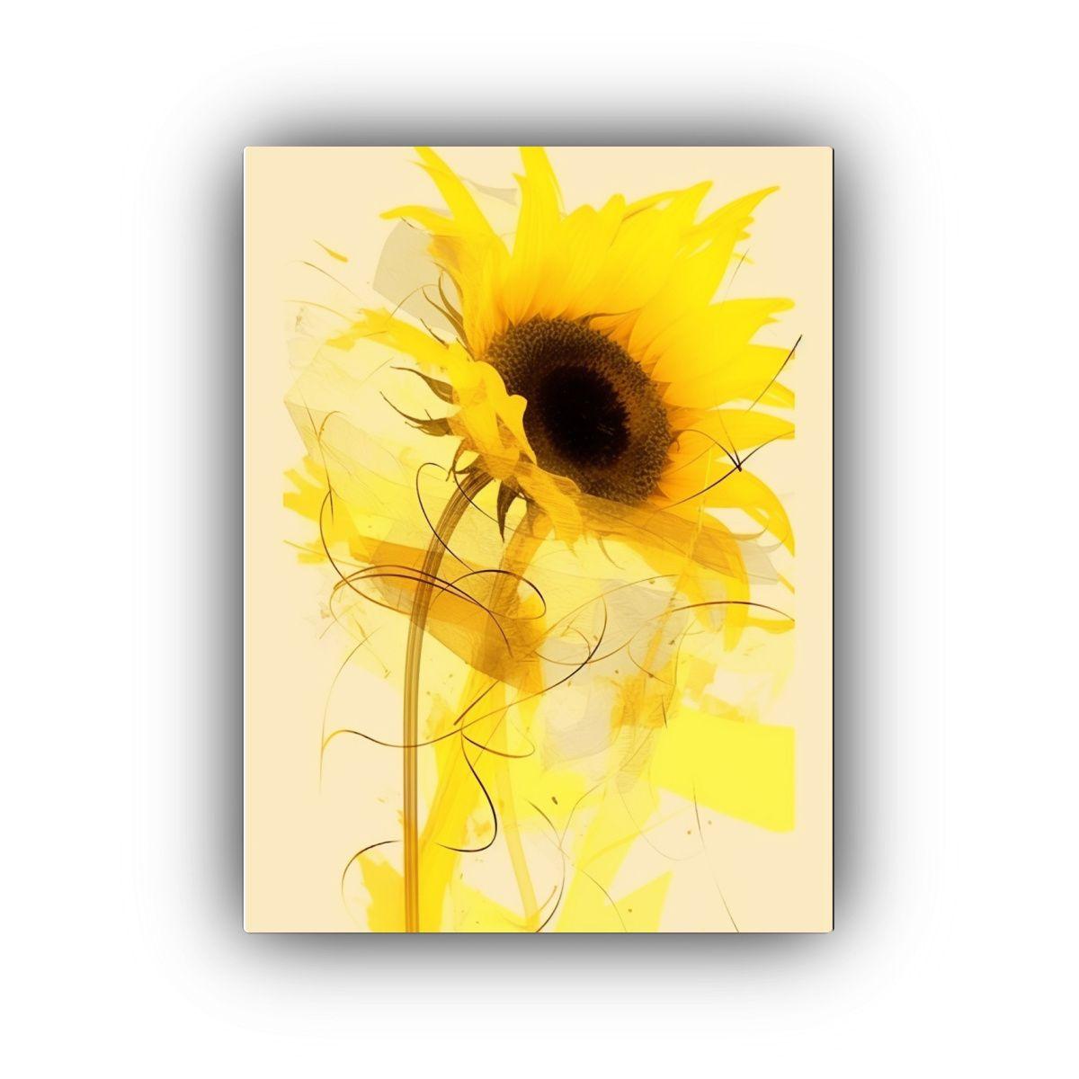 Pintura Decorativa: Arte Horizontal Bonito Forma 50x65cm-0
