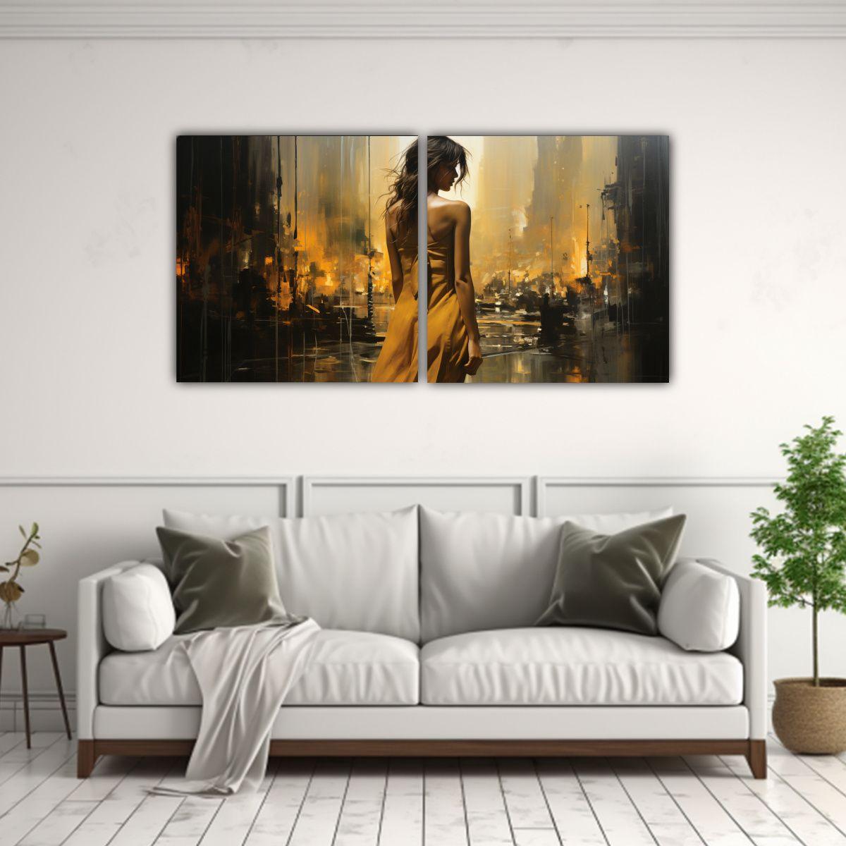 Pinturas Decorativas Inspiradas En La Selva 160x80 Cm-2