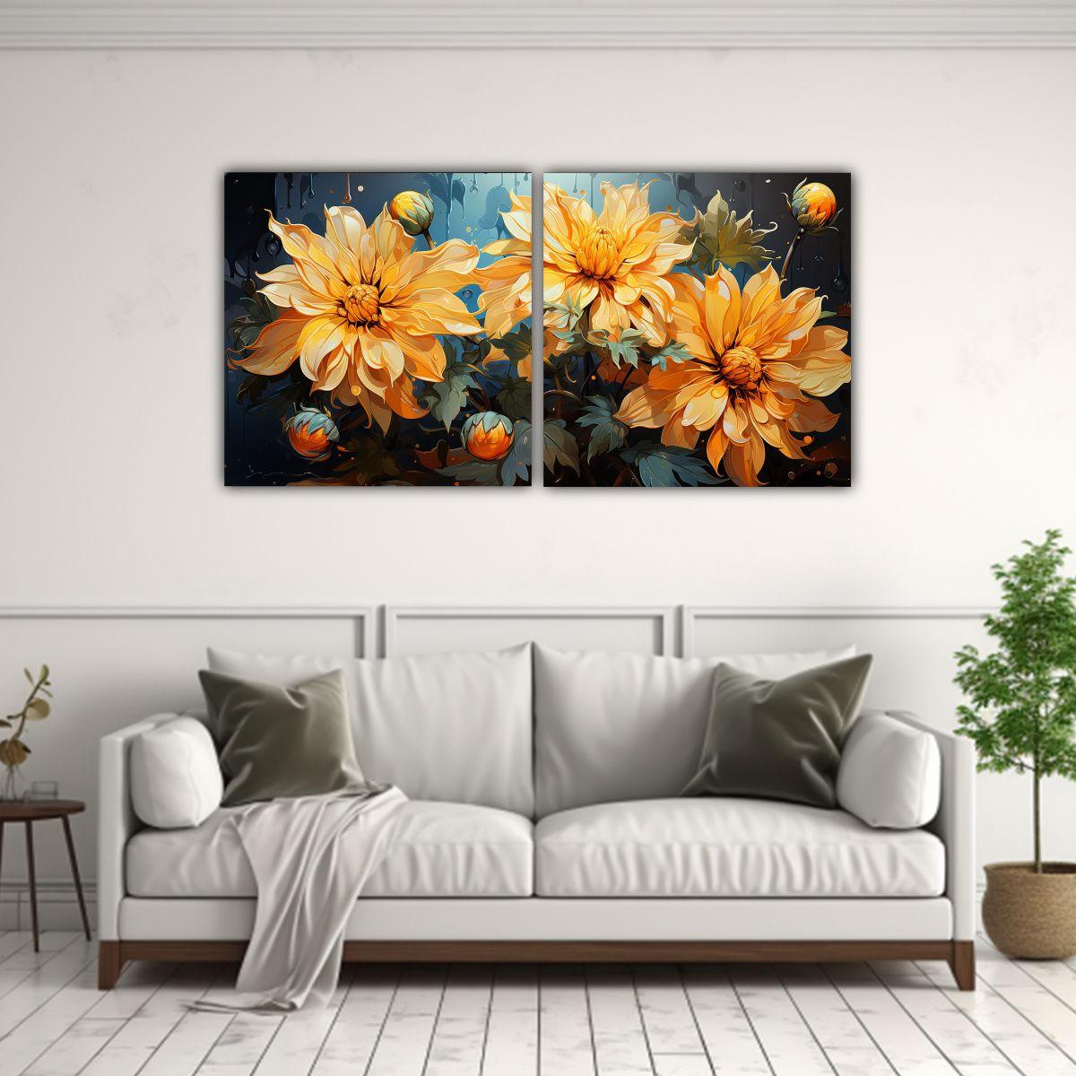 Pinturas Decorativas Juveniles De Amapolas 160x80 Cm-2