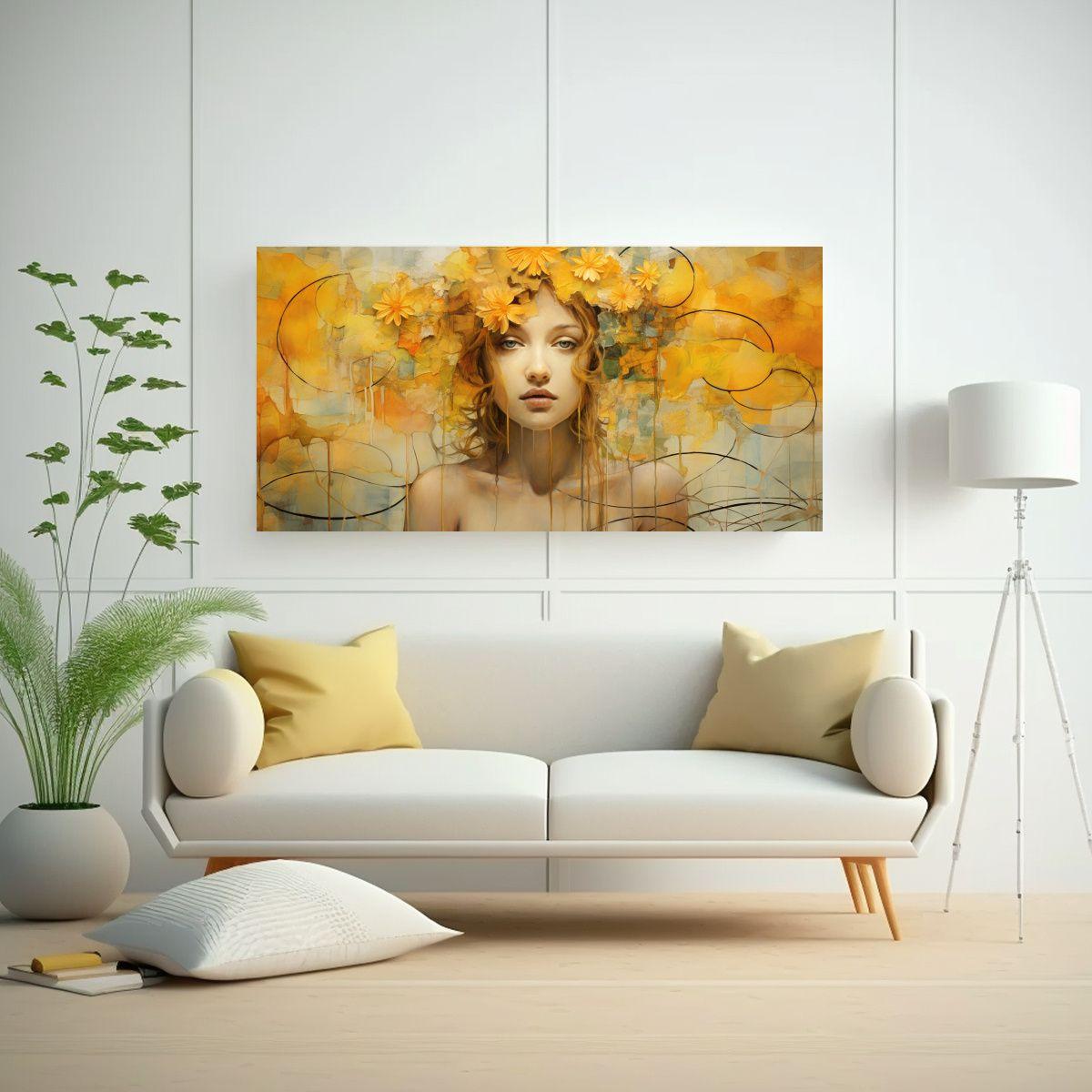 Adorno Encaustic Paint Para Decorar Lienzo Imagen 160x80 Cm-2