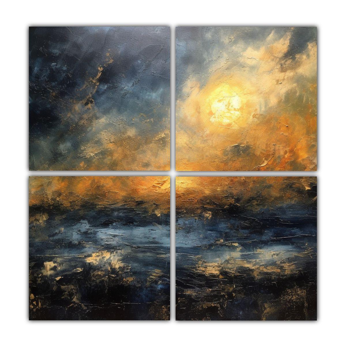 Cuadro Inspiración Armonía Estilo Pintura 120x120 Cm-0