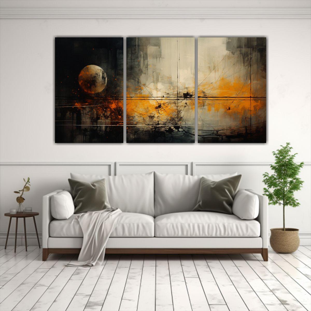 Pinturas Decorativas Con Intrincados Detalles 120x60 Cm-2