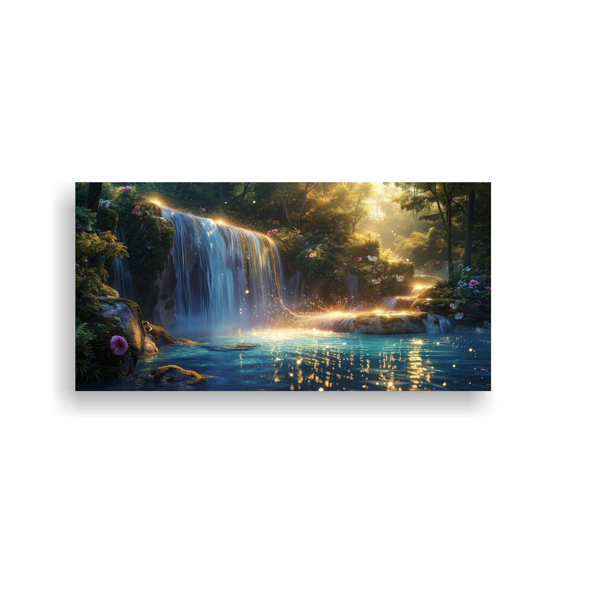 Pintura Minimalista: Cuadro Colores, Lugar 100x50cm-0