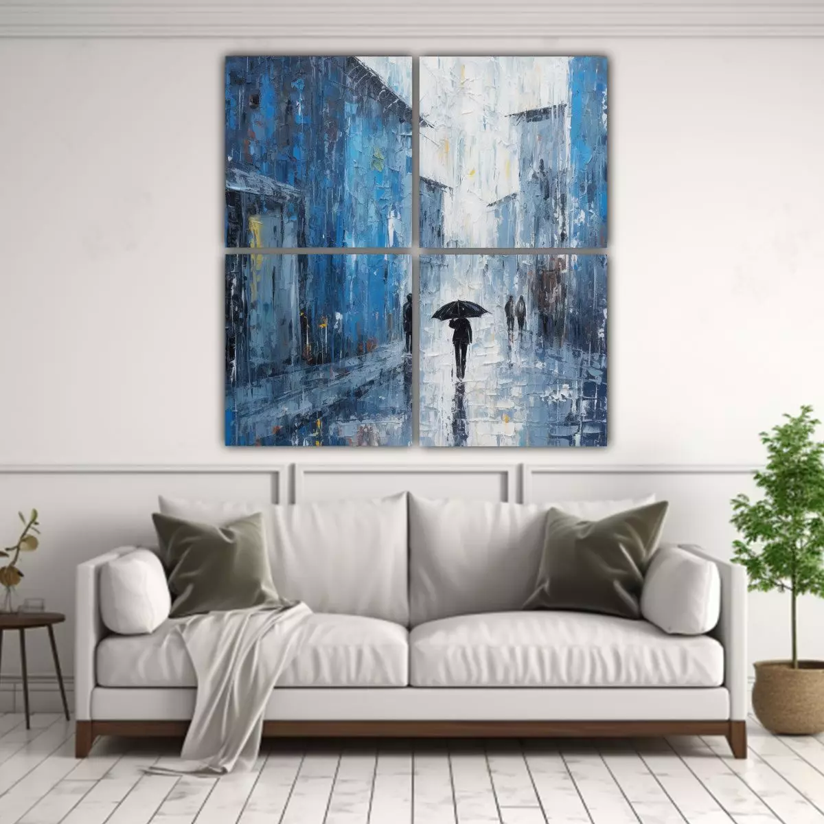Lienzos De Tela Creativa Inspirados En Un Día 40x40 Cm-2