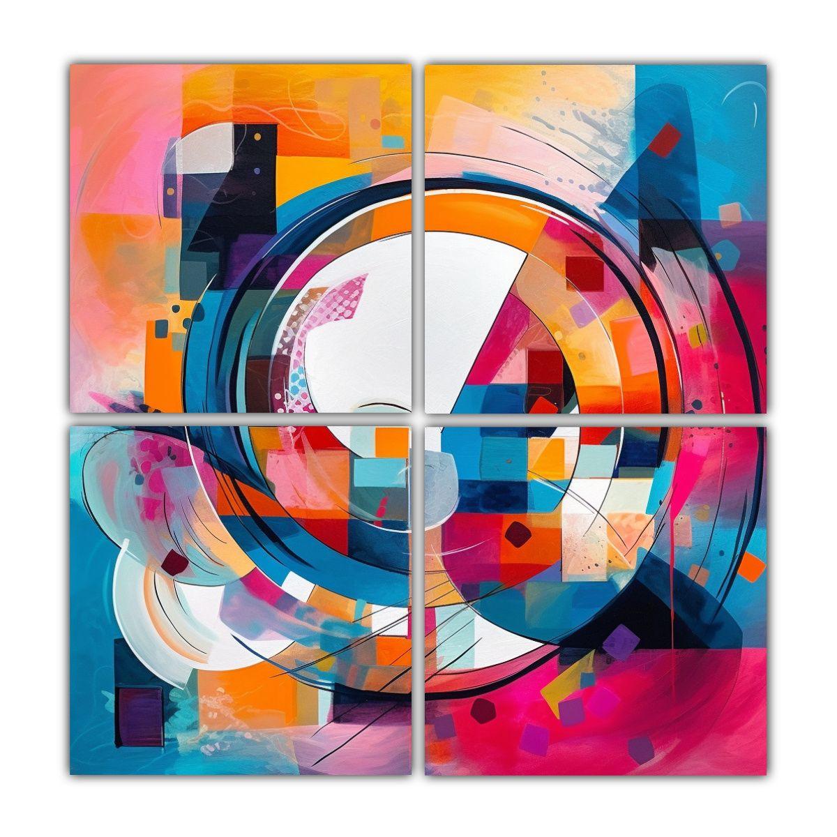 Exposición Cuatro Artes Dibujo: Diseño 120x120 Cm-0