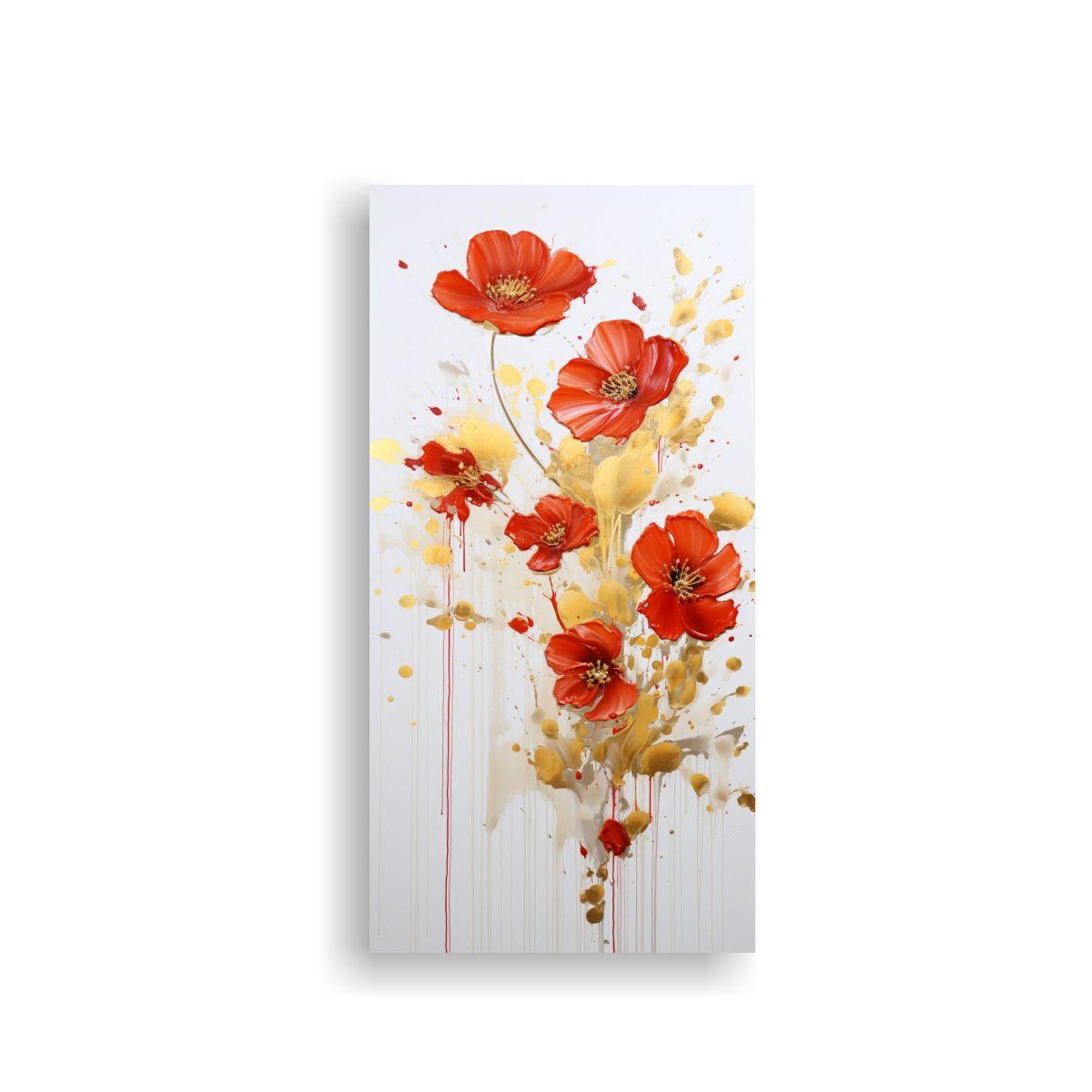 Lienzo De Tela Movimiento Actuales Pintura 60x120cm-0