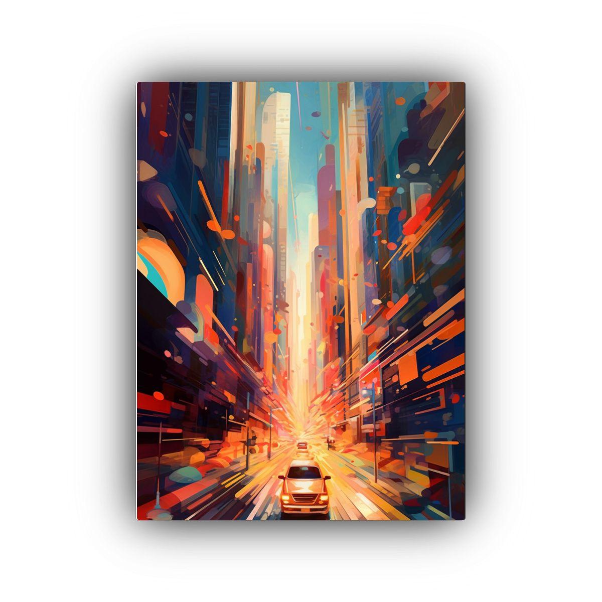 Cuadro Contemporánea Plasmando La Energía 50x75cm-0