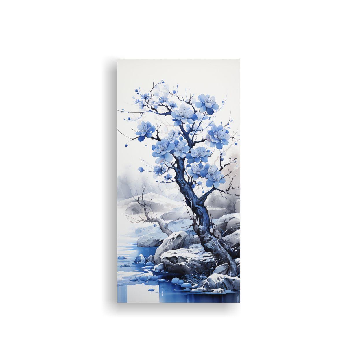 Composición Imagen Rectangular Árbol De Bonsái 50x100cm-0