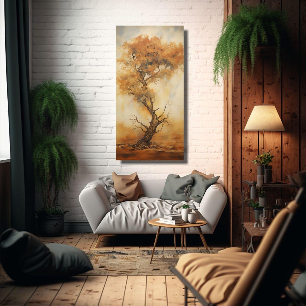 Lienzo De Tela Cuadro Comedor Pintura Abstracta 80x160cm-2