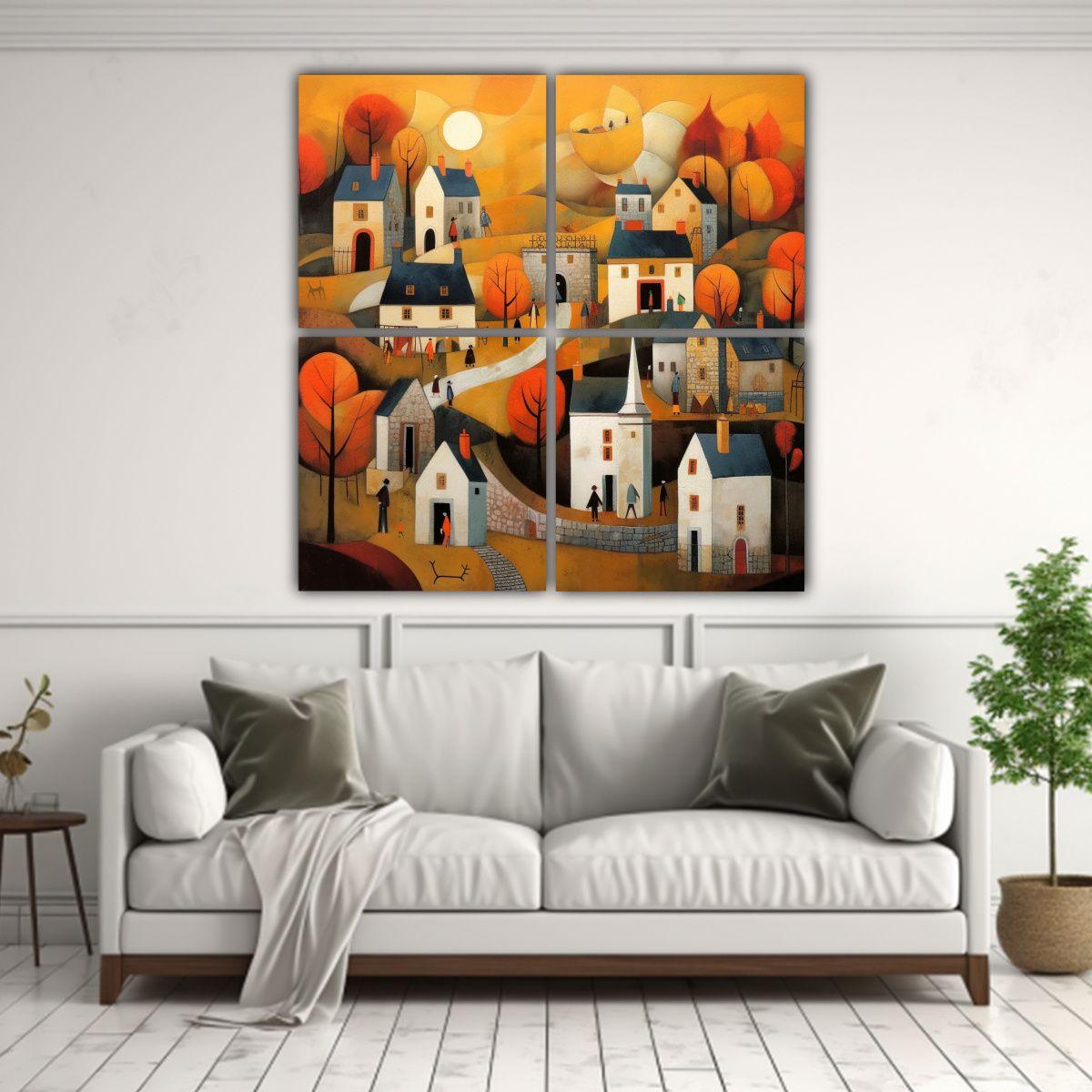 Pinturas Estilo George Birrell De Detalle 200x200 Cm-2
