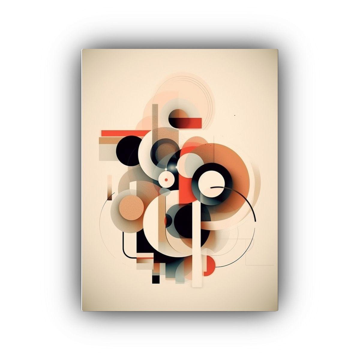Cuadro De Lienzo Abstracto Para Cocina En Colores 30x45cm-0
