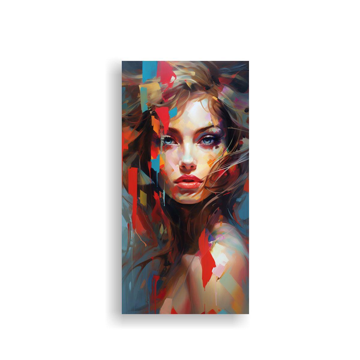 Pinturas Abstractas Mujeres En Bastidor: Textura 80x160 Cm-0
