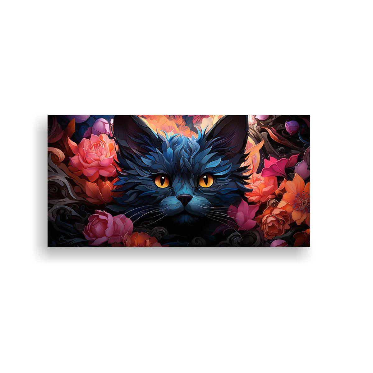 Pintura Digital De Ventana De Vidrio Manchado De 80x40cm-0