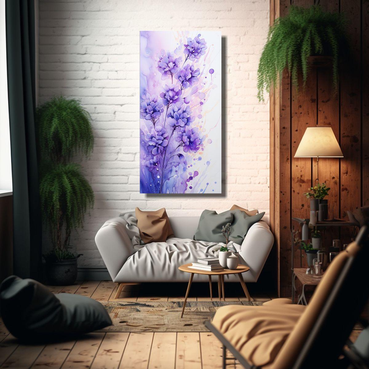 Pinturas Decorativas Con Salpicaduras De Acuarela 70x140cm-2