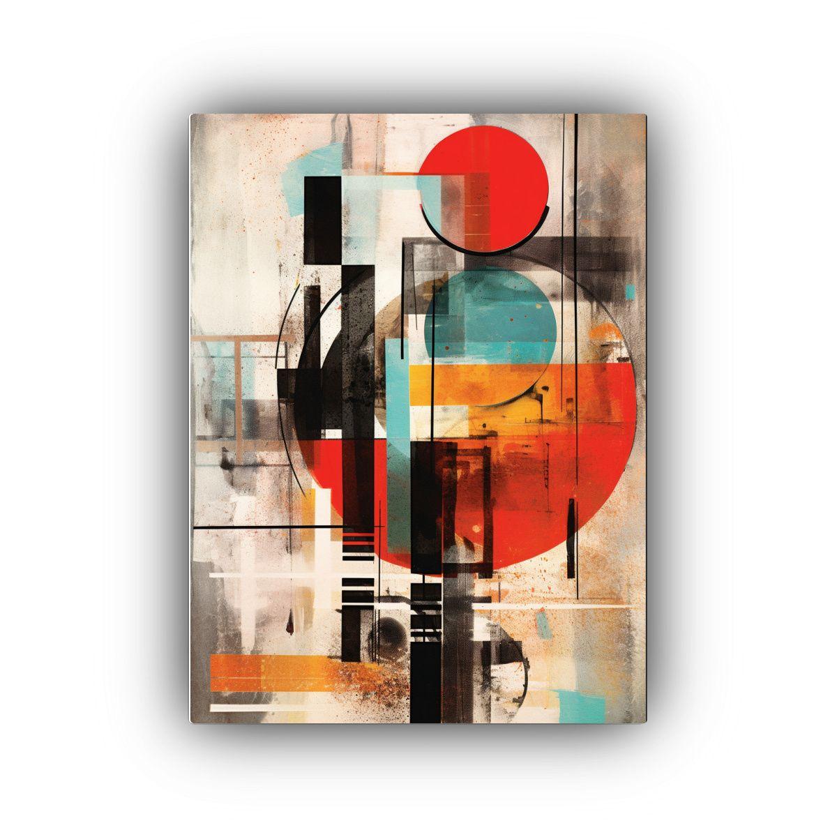 Pinturas Decorativas Estilo Bauhaus Mezclado Con Graffiti Pa 20x30cm-0
