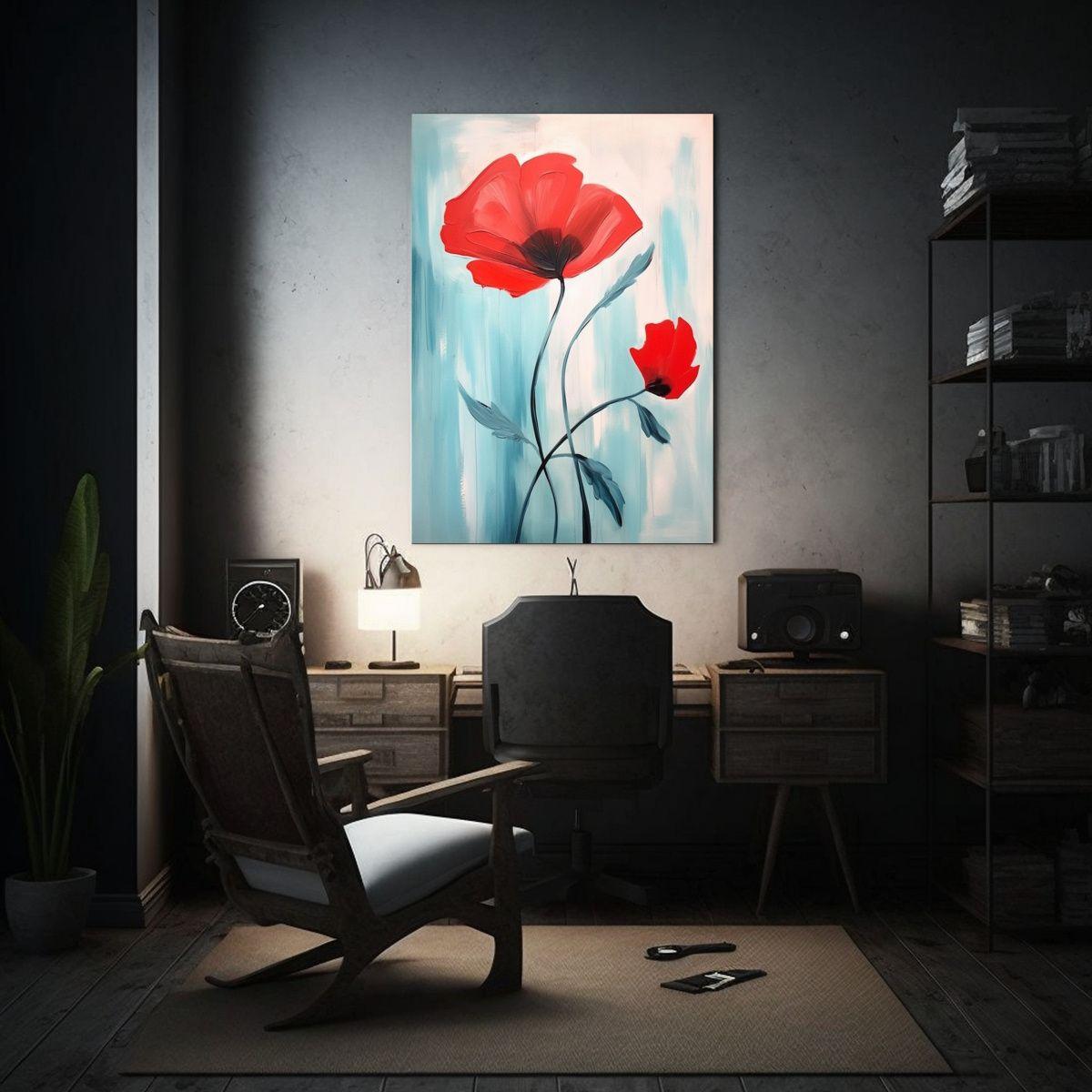 Pintura Decorativa Inspirada En Georgia OKeeffe 30x45cm-2
