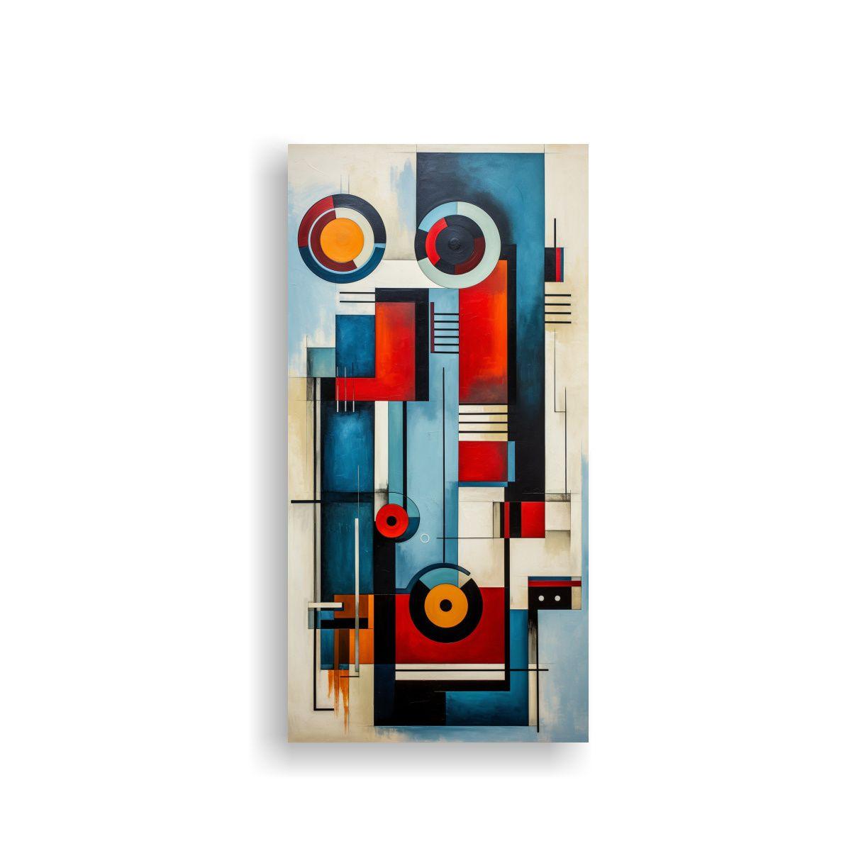 Pintura Decorativa Abstracta Estilo 70x140cm-0