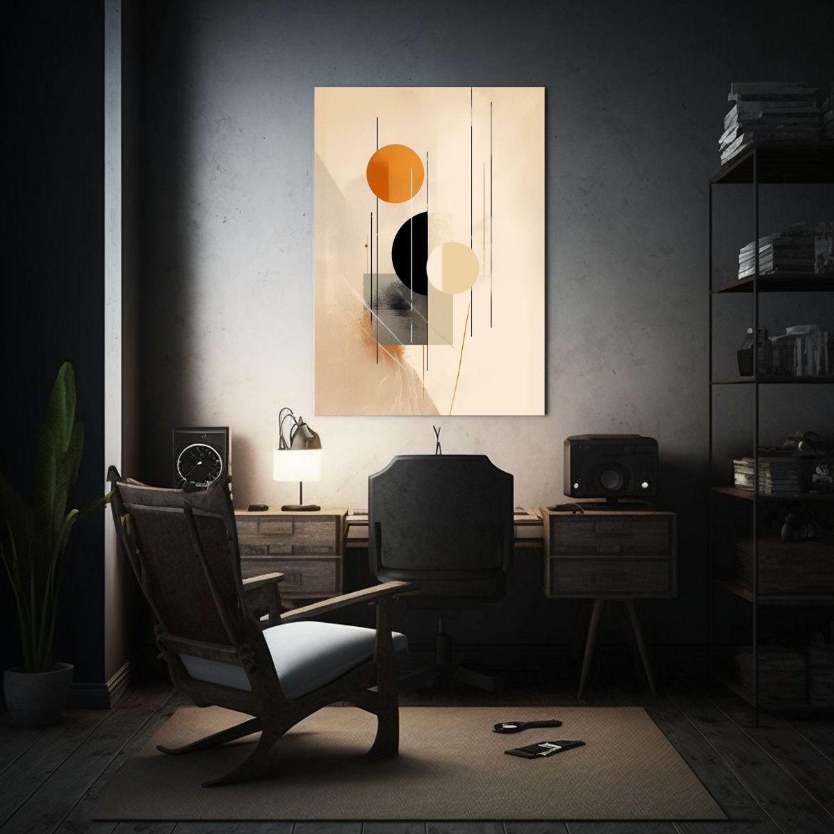 Pinturas Minimalistas De Tinta En Línea 40x50cm-2