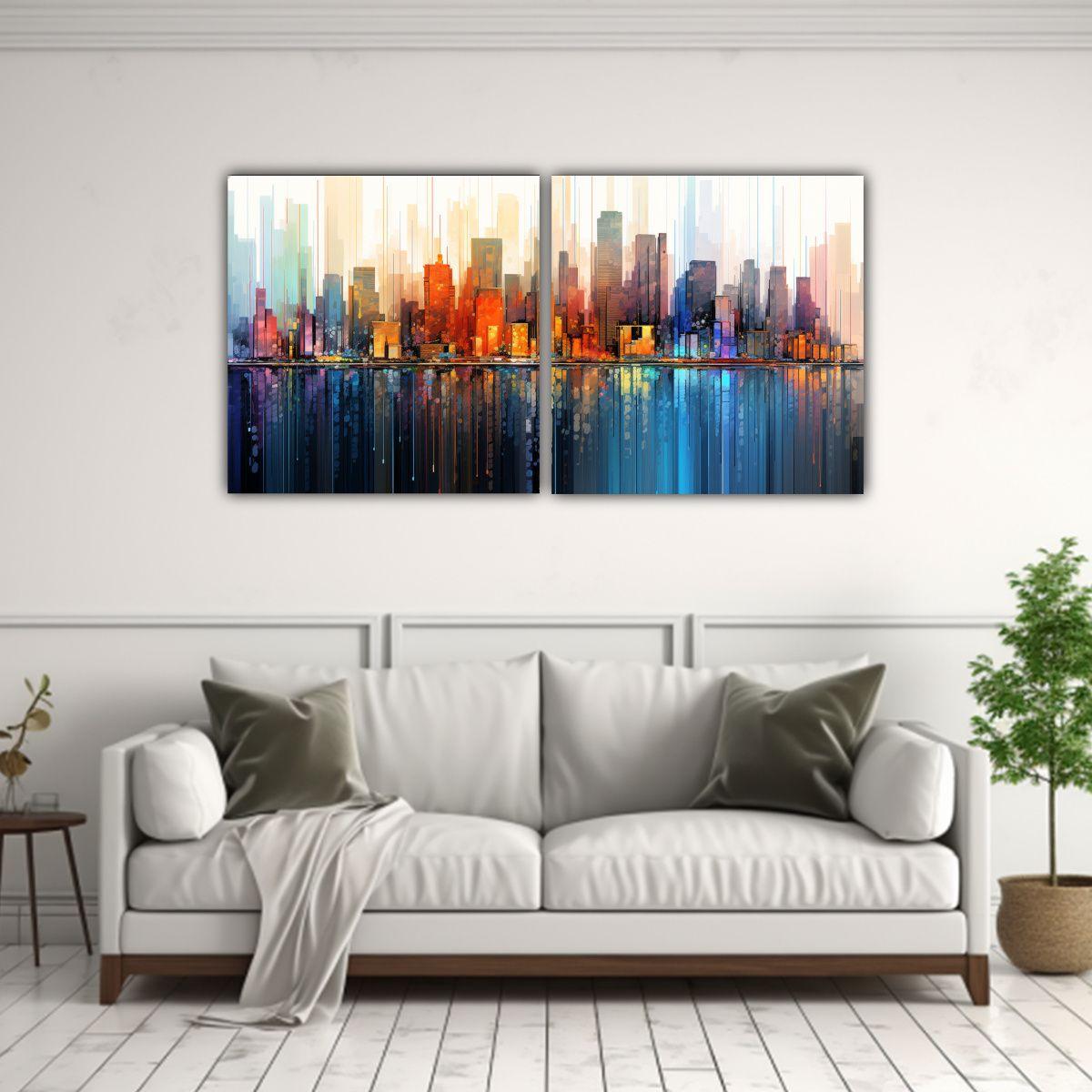 Pinturas Decorativas De Movimiento Armonía 120x60 Cm-2