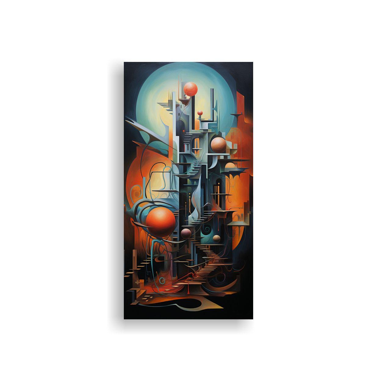 Cuadro Colores Culturar: Un Viaje Por Reinos 70x140cm-0