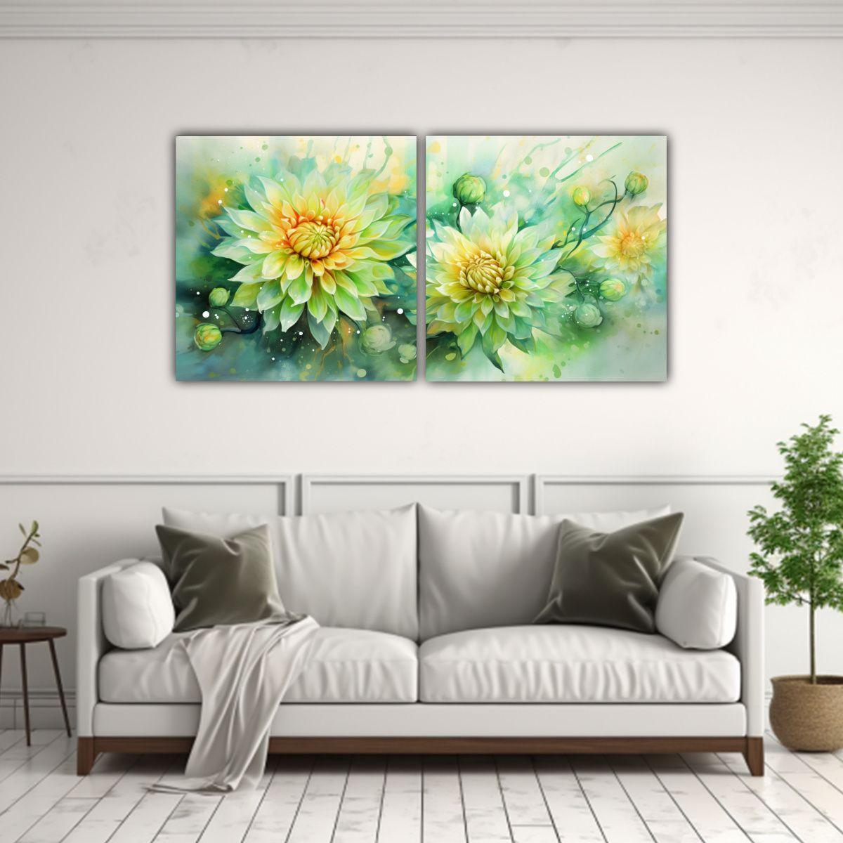Cuadros Decorativos De Alta Resolución De Flores 100x50 Cm-2
