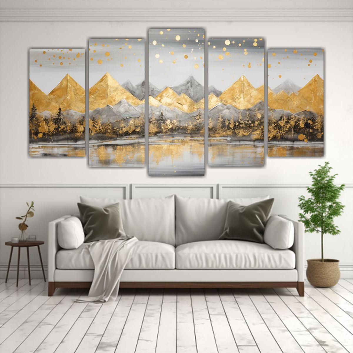 Dormitorio Inspirado En Paisaje Montañoso Con 250x125 Cm-2