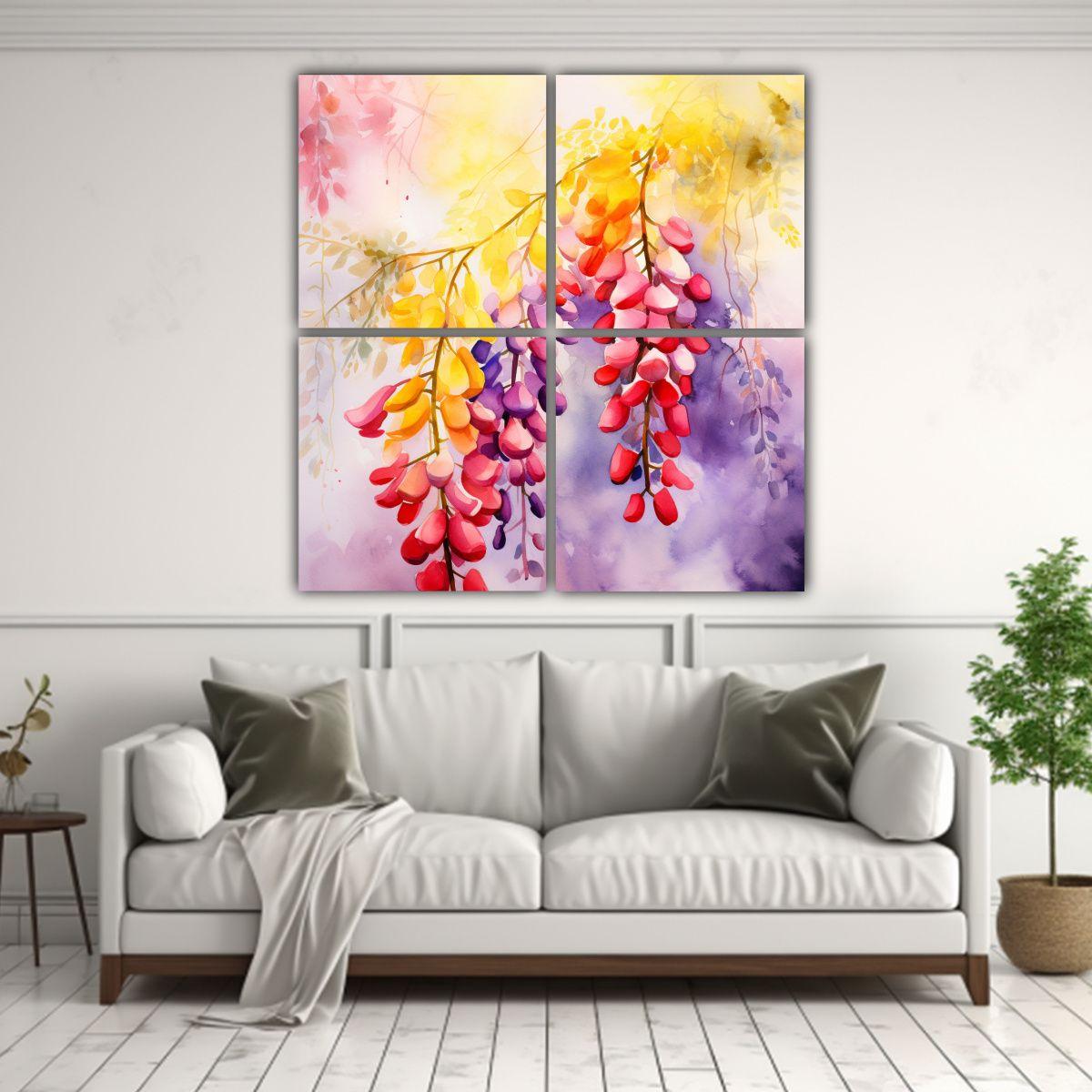Pinturas Abstractas De Calidez Creativa 140x140 Cm-2