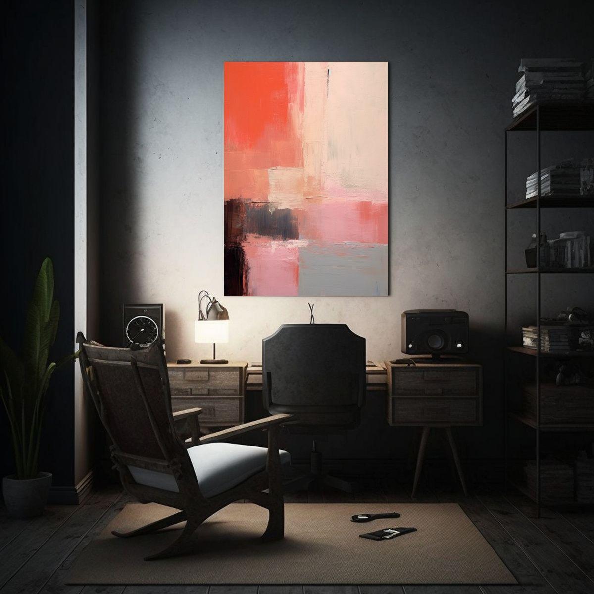 Cuadro Abstracto Estilo Rothko Con Colores 30x45cm-2