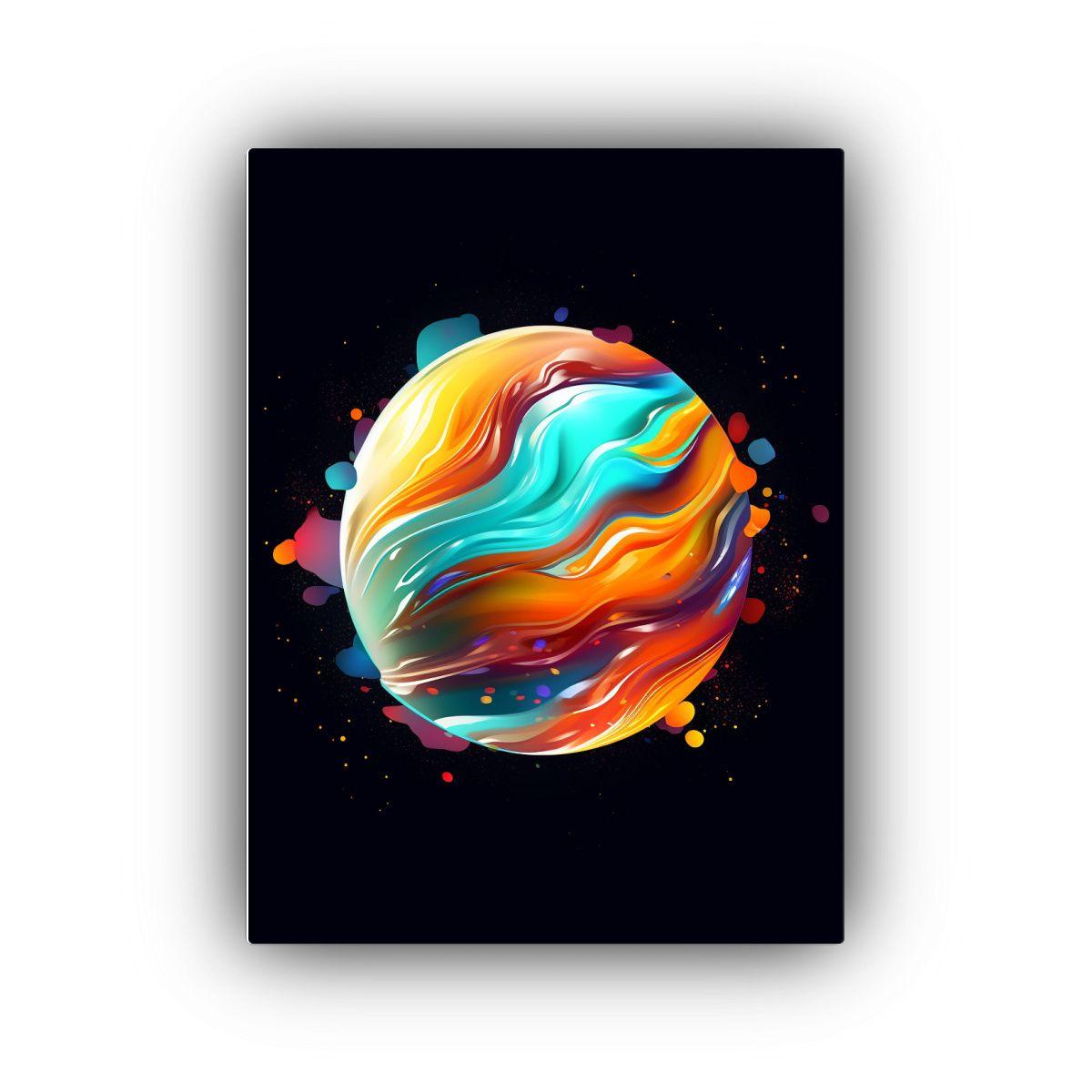 Cuadro Impreso Simplicidad Nebulosa Globo 50x65cm-0