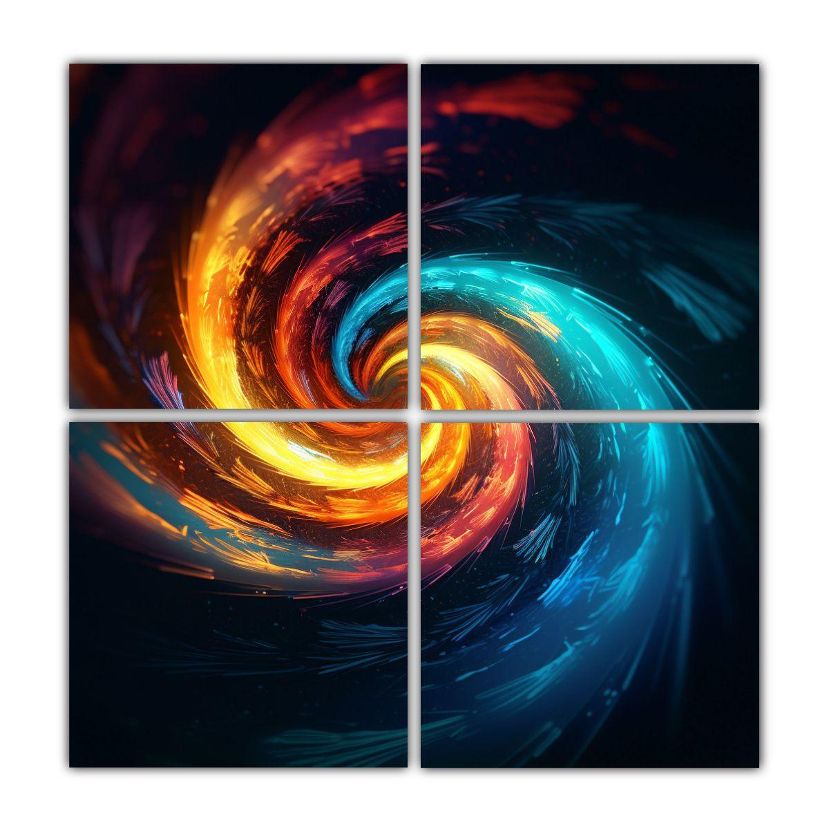Cuadriptico Moderno Duradero Con Espirales 60x60 Cm-0