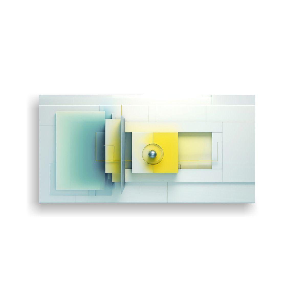 Inicio Abstracto Minimalista En Azul Claro Y 120x60cm-0