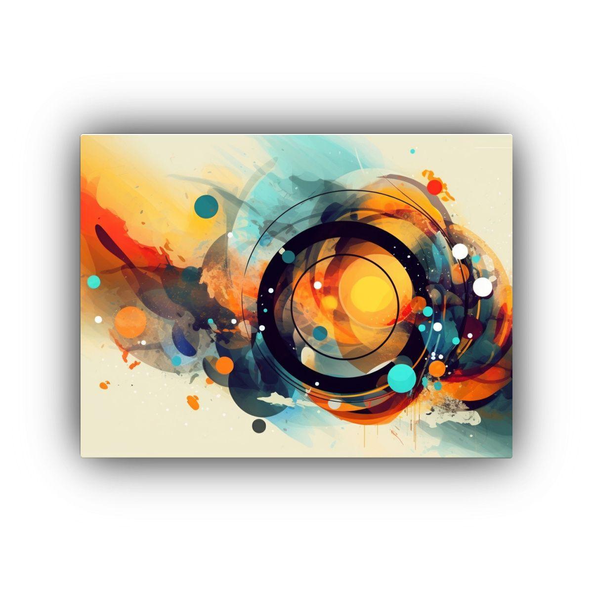 Imagen Lienzo Arte Pared Inspiradora 16:9 Decoración Pintur 60x40cm-0