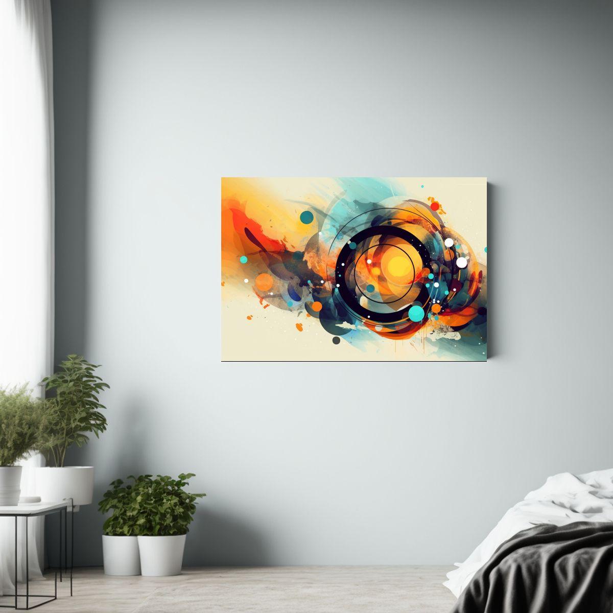 Imagen Lienzo Arte Pared Inspiradora 16:9 Decoración Pintur 60x40cm-2