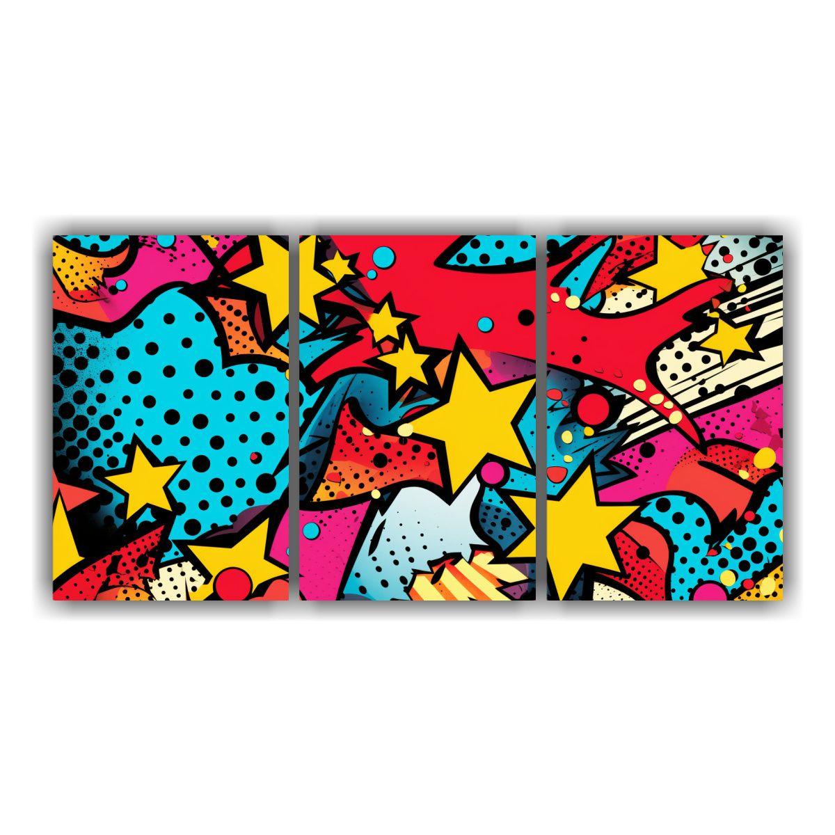 Arte De Pared Concepto Visual Patrones Abstractos 150x75 Cm-0