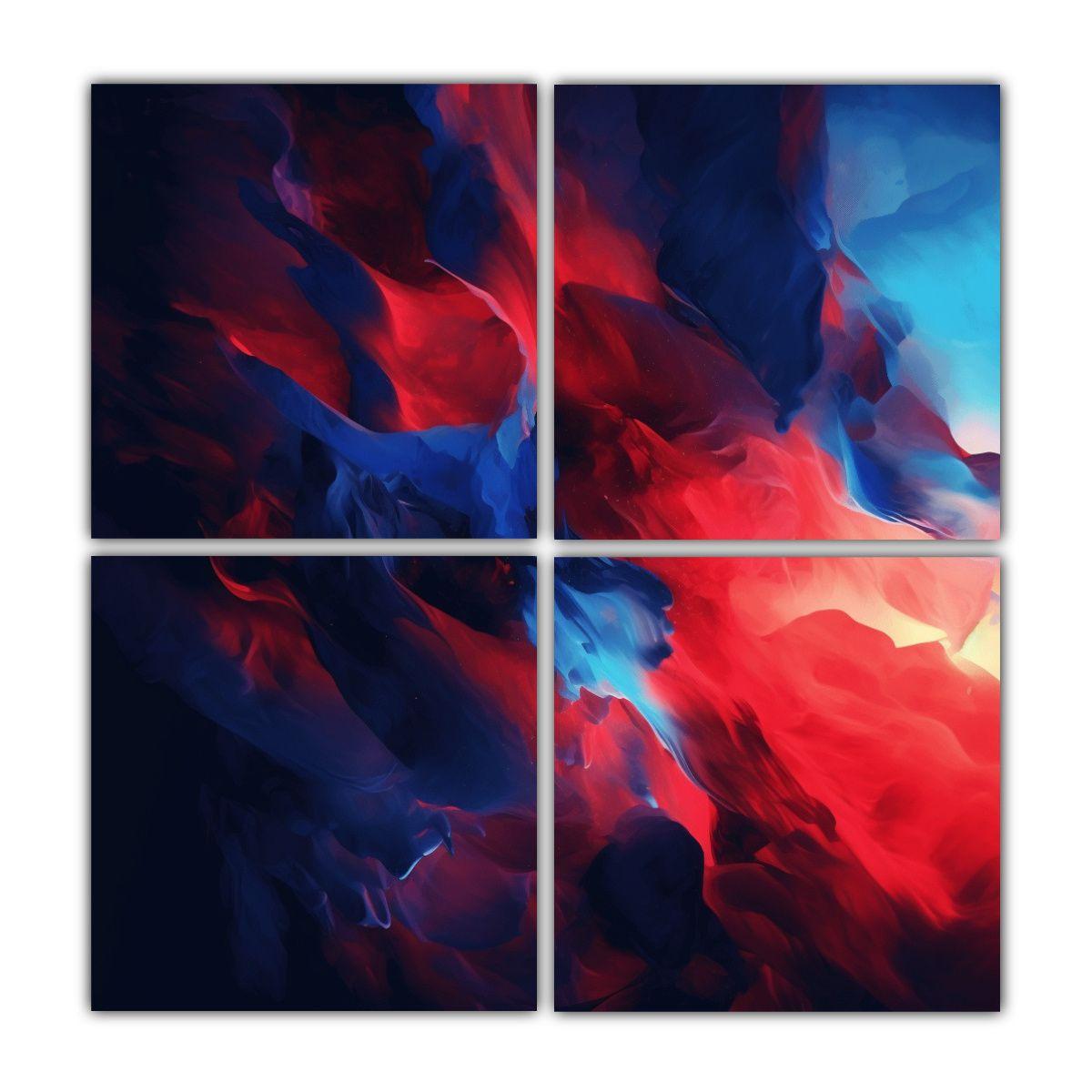 Pinturas De Pared Con Contraste De Colores 80x80 Cm-0