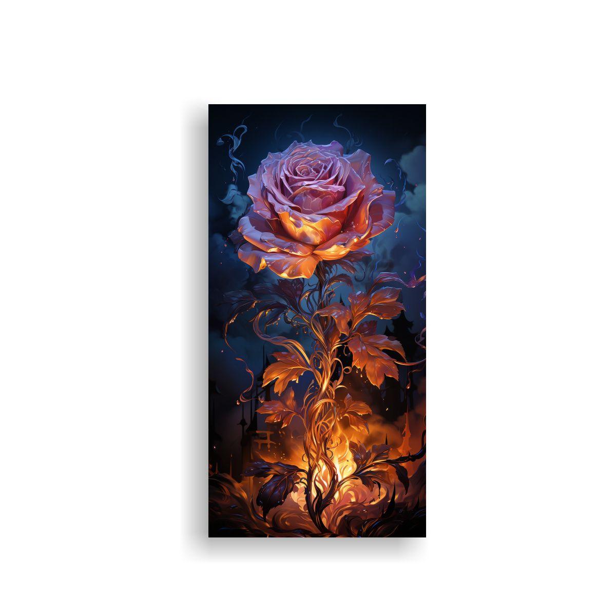 Lienzo Movimiento Actuales: Pintura Decorativa 40x80cm-0