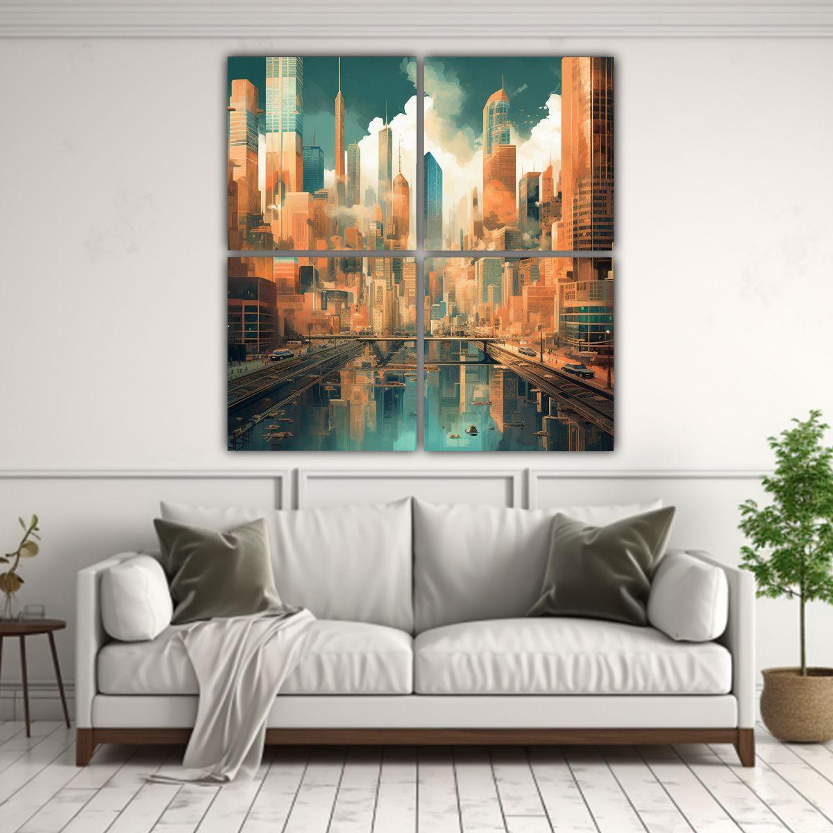 Cuadros Decorativos De Tela Sublimada Época 60x60 Cm-2