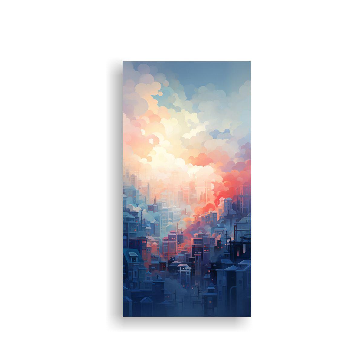 Pinturas Decorativas Modernas De Canva: Suaves 30x60cm-0