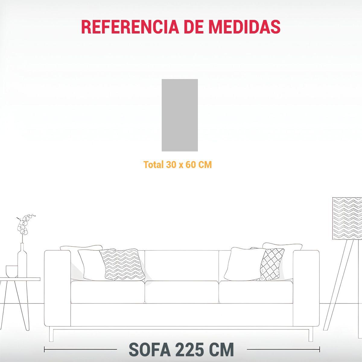 Pinturas Decorativas Modernas De Canva: Suaves 30x60cm-1