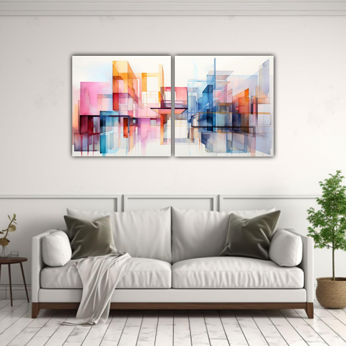 Cuadros De Decoración De Reinterpretación 120x60 Cm-2
