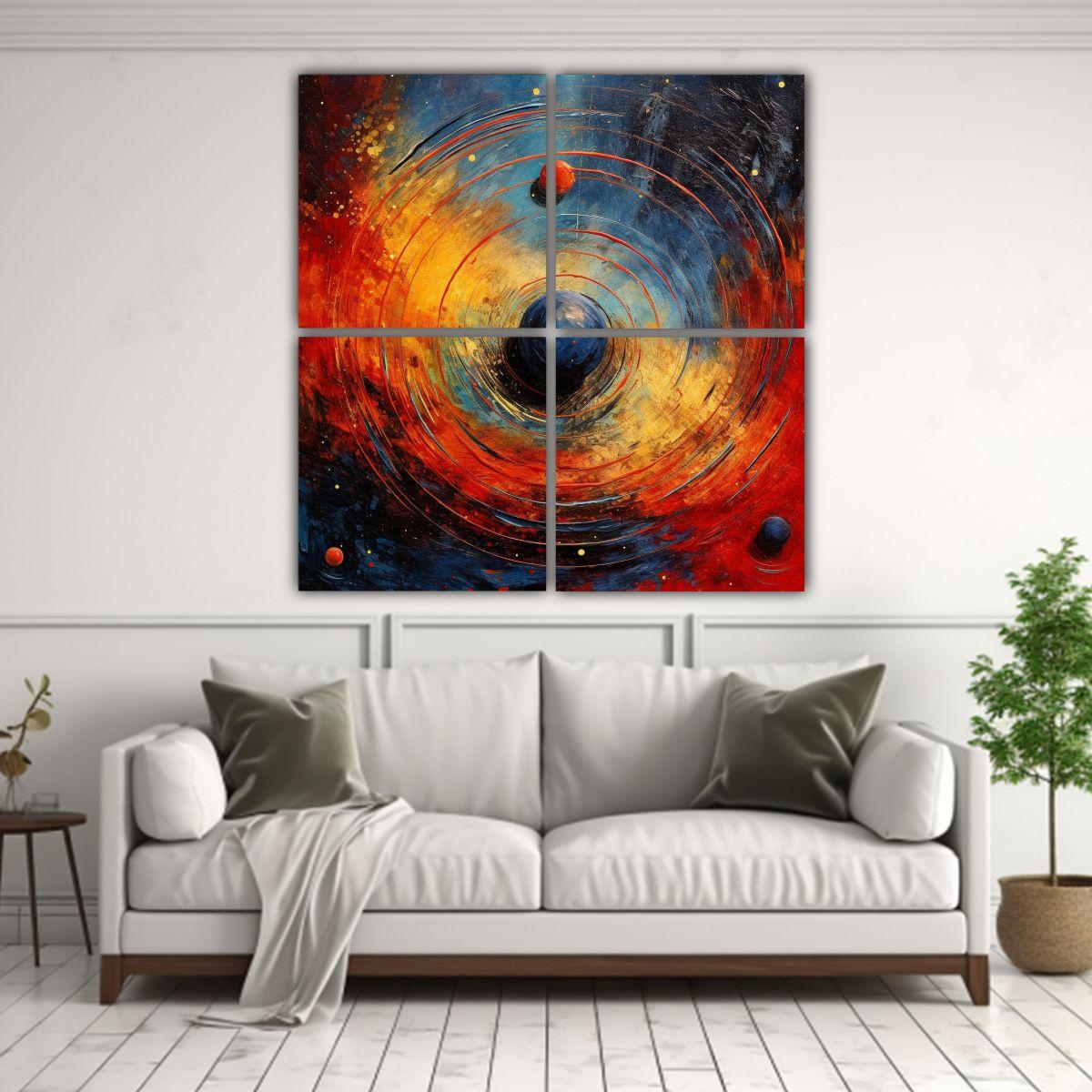 Pinturas Decorativas Surrealistas Sublimadas 200x200 Cm-2