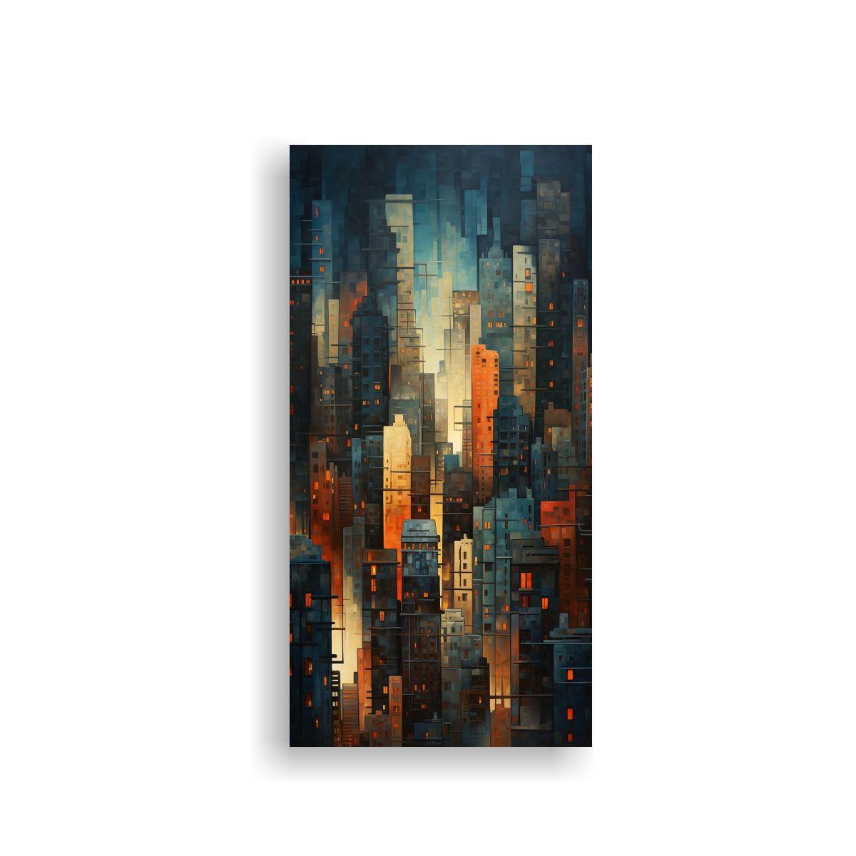 Cuadro Acuarela Expresividad: Representación 20x40cm-0