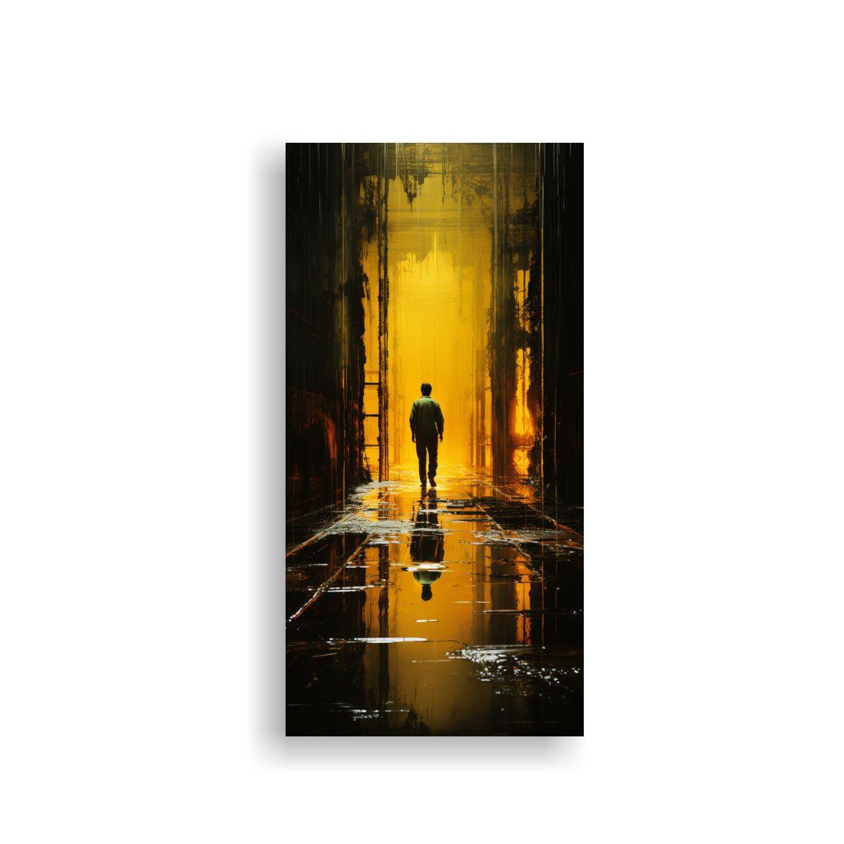 Cuadro Minimalismo Selva Franklin Tema Savannah 20x40cm-0