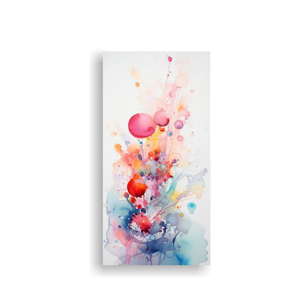 Arte Pared Composición Acuarela Fantástico 80x160cm-0