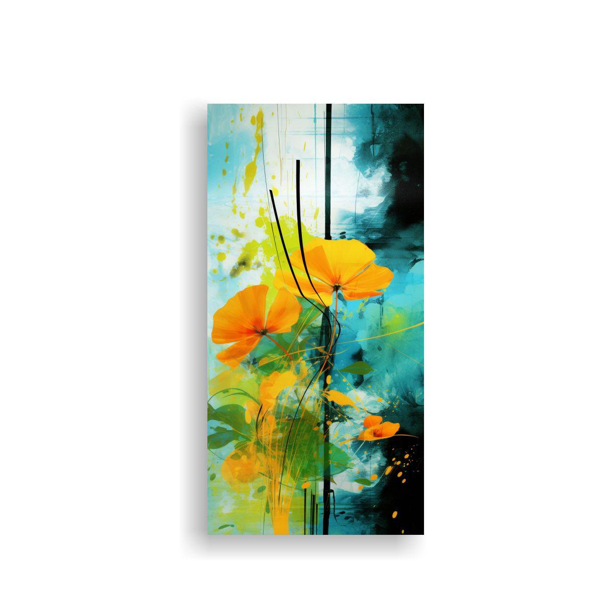 Pintura Decorativa Abstracta De Verano Extraña 60x120cm-0